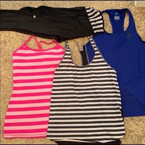 4 Piece Bundle (3 Lulu lemon Pieces/1 Adidas)